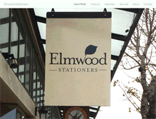 Tablet Screenshot of elmwoodstationers.com